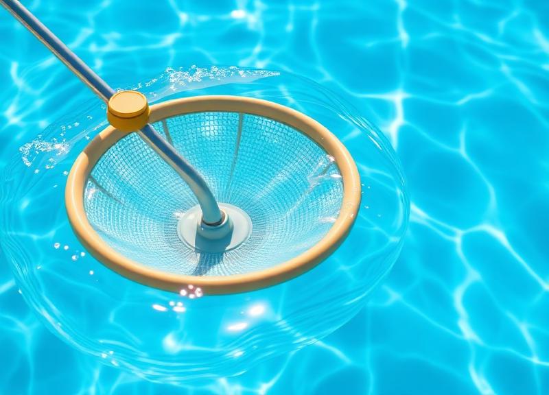 Pool cleaning — after